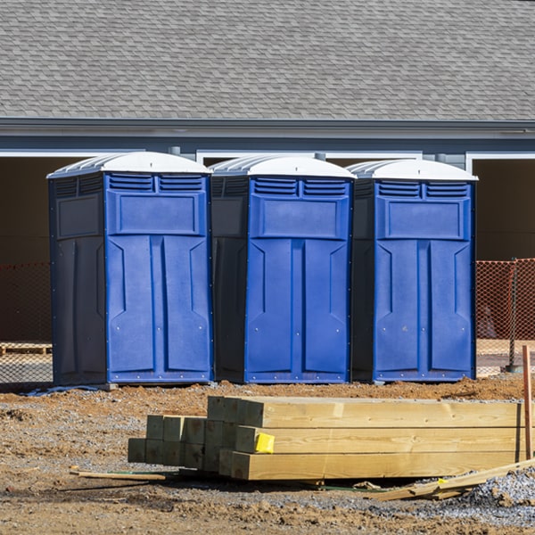 are there any restrictions on what items can be disposed of in the porta potties in Roduco North Carolina